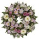 MIXED FLORAL WREATH